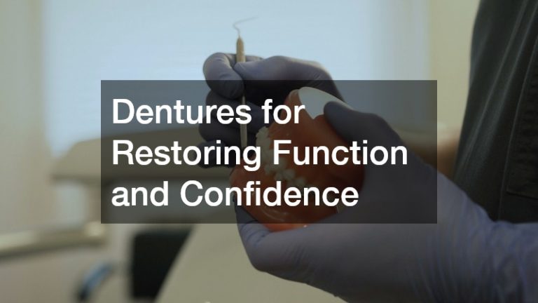 Dentures for Restoring Function and Confidence